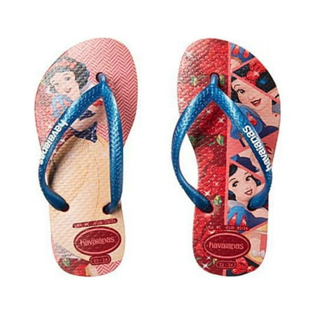 Havaianas Girls Slim Princess Sandal Flip Flop - Red - 33/34 BR