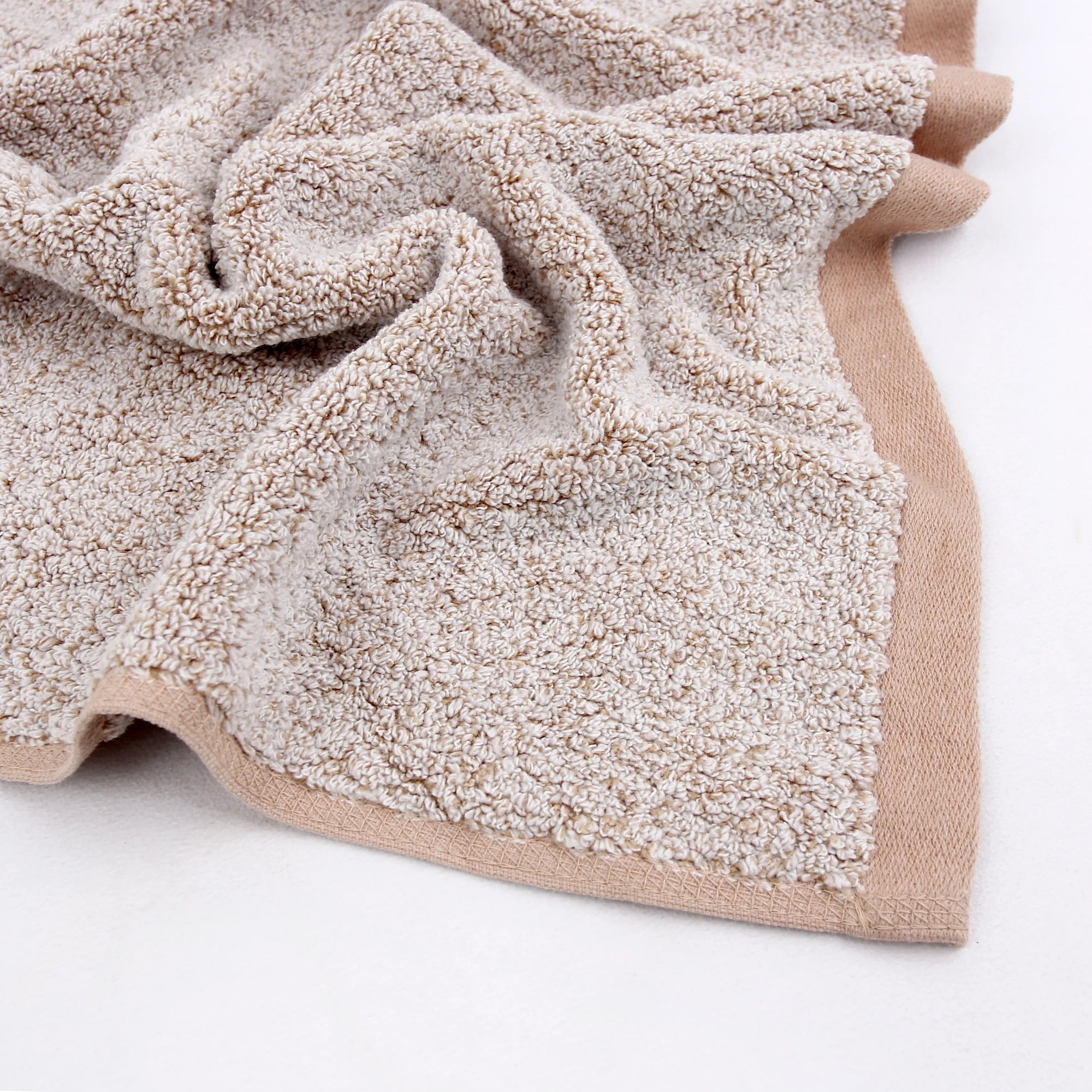 Fabreware FBT-008-B-2 Brown Cotton Yarn-Bath Towel- 2pc