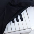 thumbnail image 4 of ELAYARD Home Use Black Electronic Keyboard Cover Stretchy Elastic Cord Dust Protector, 4 of 8
