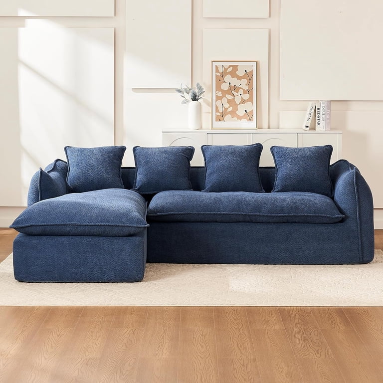 Tabaray Modern Modular Sectional Sofa, Comfy L-Shaped Extra Deep