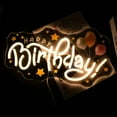 thumbnail image 6 of UPONRAY Happy Birthday Neon Signs, 16"*9" Dimmable & USB-Powered LED Neon Light, Stylish Wall Decor for Birthday Gift, Birthday Party, 6 of 13