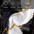 thumbnail image 5 of Black Marble Cloth Napkins, Luxury Gold White Abstract Cracks Artwork Washable and Reusable Dinner Napkins Set of 8, Table Napkin for Kitchen Party Birthday Wedding Hotel Housewarming 20"x20", 5 of 8