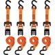 thumbnail image 1 of Correas de amarre con trinquete BLACK+DECKER BDX1007, paquete de 4, 1 of 9