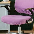 thumbnail image 3 of Nernel de maíz Split Setche Office Cubierta de la silla de la oficina anti-polvo protector universal protector exterior sólido Purple Purple Purple 2 piezas Kearding HA011150-05, 3 of 7