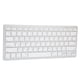 thumbnail image 5 of Teclado inalámbrico de computadora inglés thai bilingüe bilingüe estayo estayo ultra fino plata teclado de computadora blanca plateada, 5 of 7