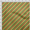 thumbnail image 3 of oneOone Cotton Cambric Lime Fabric Stripes Quilting Supplies Print Sewing Fabric By The Yard 42 Inch Wide, 3 of 4