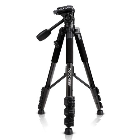 Panasonic Dslr Camera - Camera Tripod Aluminum Portable Lightweight Camera Stand with Quick Release Mount for Canon Nikon Sony Samsung Olympus Panasonic Video Camcorder DSLR DV