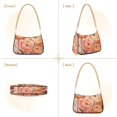 thumbnail image 7 of FORMRS Womens Shoulder Bag with Chain Strap Clutch Purse Cute Tote Handbag, Abstract Orange Flowers, 7 of 7