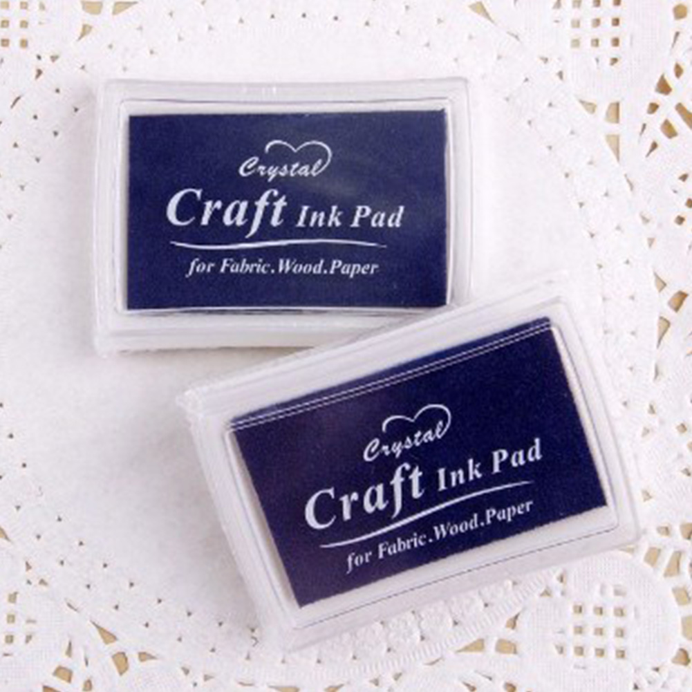 DIY Ink Pad Multicolour Inkpad Stamp Decoration Fingerprint