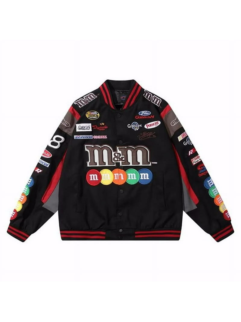 NASCAR M&M's ジャケット 2XL Kyle Busch M&M's Nascar Racing Jacket Yellow 2XL – Black