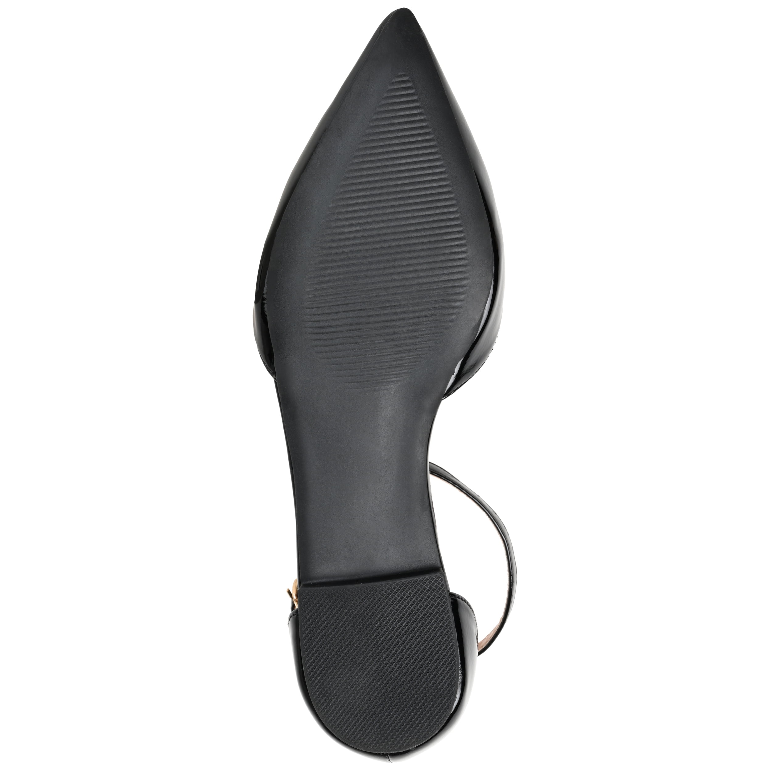 Journee Womens Reba Buckle Pointed Toe Ballet Flats, Widths Available