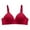 Red, variant on Fsqjgq Sports Bras for Women Plus Size Middle And Elderly Comfort Thin Underwear Adjustable Lightly Lined Padded Seamless Wireless Push Up Bras Rose Gold 38