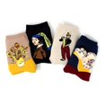 thumbnail image 4 of LIVEBEAR Korean Socks - Pearl Earring, Matisse, Sunflower, 4 of 7