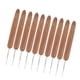 thumbnail image 3 of Ganchos de ganchillo, mango de bambú, agujas de coser, herramientas de bordado, una sola cabeza, 0,5 mm 10 Piezas Methold HA006418-01, 3 of 6