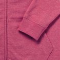 thumbnail image 5 of Russell - Sudadera con capucha y cremallera para hombre (Rosa Jaspeado), 5 of 5