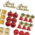 thumbnail image 4 of 32 Piezas Adornos Colgantes para de Navidad Bolas de Navidad Decorativas Adornos de Navidad Inastillables Decoración para Fiesta Festiva año, 4 of 7