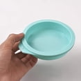thumbnail image 5 of Ventas promocionales Moldes redondos de silicona para pasteles, 6 paquetes de moldes de silicona antiadherentes para hornear, pasteles, muffins y posavasos de resina de 4 pulgadas, 5 of 5