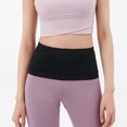 thumbnail image 4 of Seamless Invisible Running Waist Belt Bag Gym Bags Lightweight Invisible Mobile Phone Bags Portable Elastic Run Cycling Bag Black L, 4 of 6