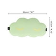 thumbnail image 2 of Unique Bargains 1 Pc Cloud Eyelash Pattern 3D Eye Mask for Rest for Travel Green Polyester Sponge, 2 of 4