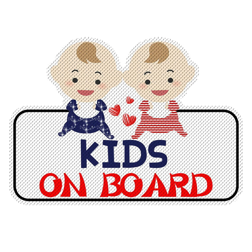ODQODK Kids on Board Anime Car Stickers Baby On Board Signs for Cars