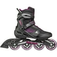 thumbnail image 2 of ROLLERBLADE Adult Female Zetrablade Black/Cyclamen Pink Inline Skates, Size: 6/6.5, 2 of 7