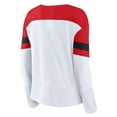 thumbnail image 3 of Women's Fanatics White/Red Detroit Red Wings Frozen Long Sleeve Notch Neck T-Shirt, 3 of 3