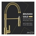 thumbnail image 6 of ANZZI Kitchen Faucet with Motion Sensor, Ola Hands-Free Touchless Pull-Down Sprayer in Brushed Gold, 6 of 9