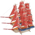thumbnail image 1 of Maqueta Armable Barco de Europa EuroSail 3Pzas 77 Partes 42.9x26.7x13.5cm Madera Rojo/Café/Azul., 1 of 1