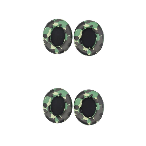 Bearachild 2 piezas de almohadillas de esponja para auriculares, almohadillas para juegos montadas en la cabeza, cubierta de protección auditiva, Type2 NO2