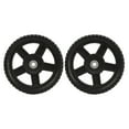 thumbnail image 1 of Push Mower Wheels, High Stability 8in Mower Wheels Smoothing Operation 2pcs Reliable Base  for Perfect Fitting, 1 of 7