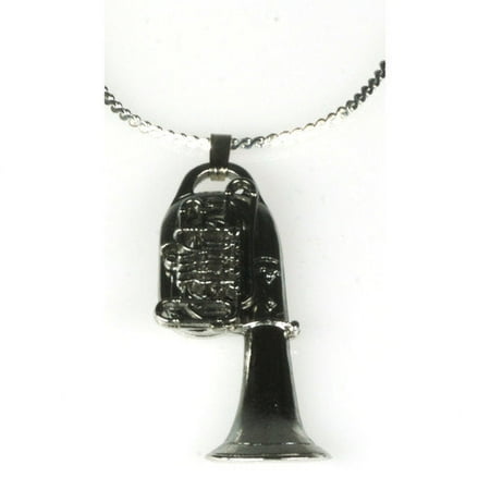 Harmony Jewelry Tuba Necklace in Silver