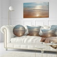 thumbnail image 3 of Designart 12" x 20" Sea & Shore Polyester Throw Pillow, 3 of 5