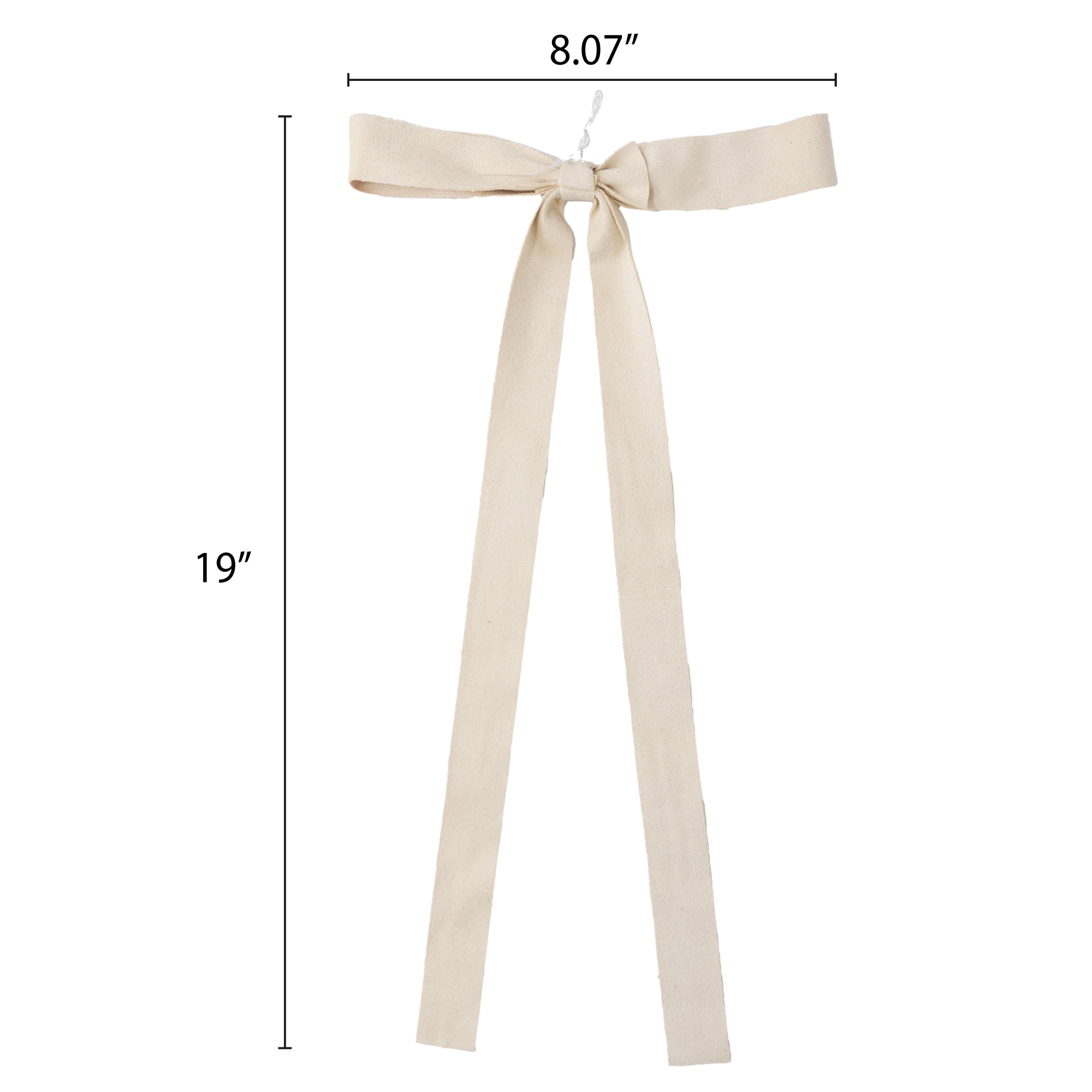 My Texas House White Decorative Christmas Bows, 17", 3 Count