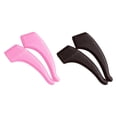 thumbnail image 1 of 2 pares de ganchos antideslizantes para las orejas de las gafas, soportes ligeros y antideslizantes para gafas. rosa y marrón, 1 of 9