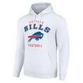 thumbnail image 2 of Unisex Starter White Buffalo Bills Logo Pullover Hoodie, 2 of 3