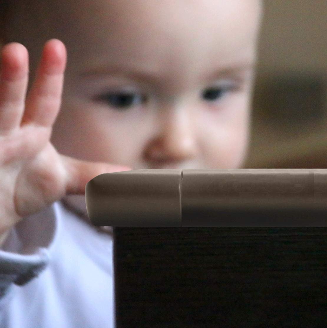 Jool Baby Edge & Corner Guards, 18 ft, Ultra Soft Foam for Table and Furniture, Clear, 8 Piece