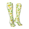 thumbnail image 3 of Pofeuu Cartoon Corn Print Stockings, Adult Running Hiking Socks for Youth and Adult-One Size, 3 of 8