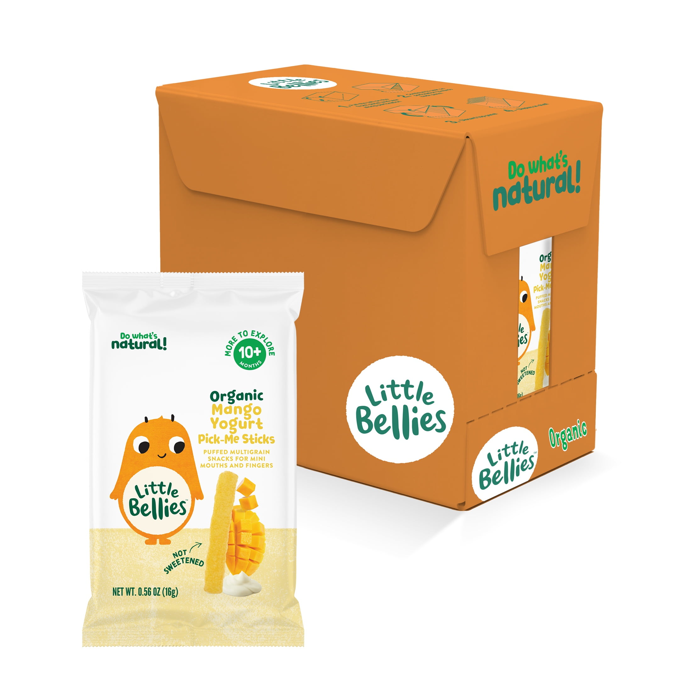 Little Bellies Organic Mango Yogurt Pick-Me Sticks 0.56 oz (5 PACK)