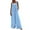 Sky Blue, variant on ABATAB Overall for Women Summer Casual Wide Leg Jumpsuit Sleeveless Button Baggy Striped Rompers Trendy Outfits
