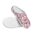thumbnail image 3 of Lsque Kawaii Pig Pattern Womens Comfort Cotton on Scuff With Memory Foam and Anti-skid Sole Slipper-40/41, 3 of 7