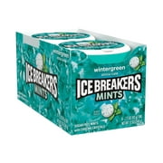 Ice Breakers Wintergreen Sugar Free Breath Mints, Tins 1.5 oz, 8 Count