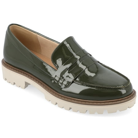 

Journee Womens Kenly Tru Comfort Foam Narrow Width Slip On Round Toe Loafer