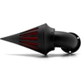 thumbnail image 2 of Krator Motorcycle Black Spike Air Cleaner Intake Filter Compatible with 2008-2009 Harley Davidson Rocker Softail, 2 of 4