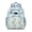Sky-blue-18, variant on Foodie Donut Print Travel Backpack - Lightweight Commuter Bag with Side Pockets & Chest Buckle