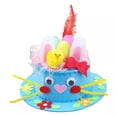 thumbnail image 1 of kurtrusly Chapeau de Pâques Pack de Matériaux de Production Diy Bleu, 1 of 9