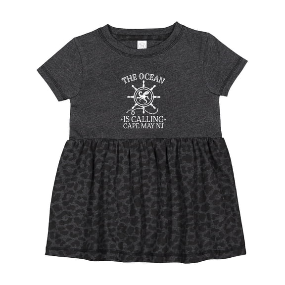 Inktastic Cape May New Jersey Girls Baby Dress
