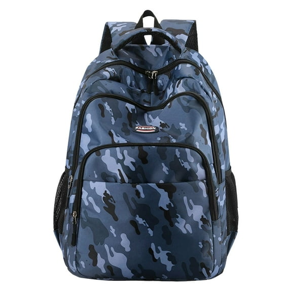 1 Pcs Travel Backpack, Extra Large Laptop Backpacks for Men and Women, Water Resistant College Backpacks,Airline Approved Business Work Bag,Computer,Casual Day pack for Travel,Black and Blue(Blue)