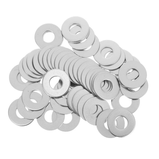 IFANLANDOR 1Set Flat Washers for Bolts and Screws Stainless Steel Round Metal Load Distribution Industrial Use