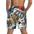 thumbnail image 4 of Gaeub French Food Mens Swim Trunks Stretch Beach Shorts Quick Dry for Men Swim Shorts Swimwear with Pockets- X-Large, 4 of 9