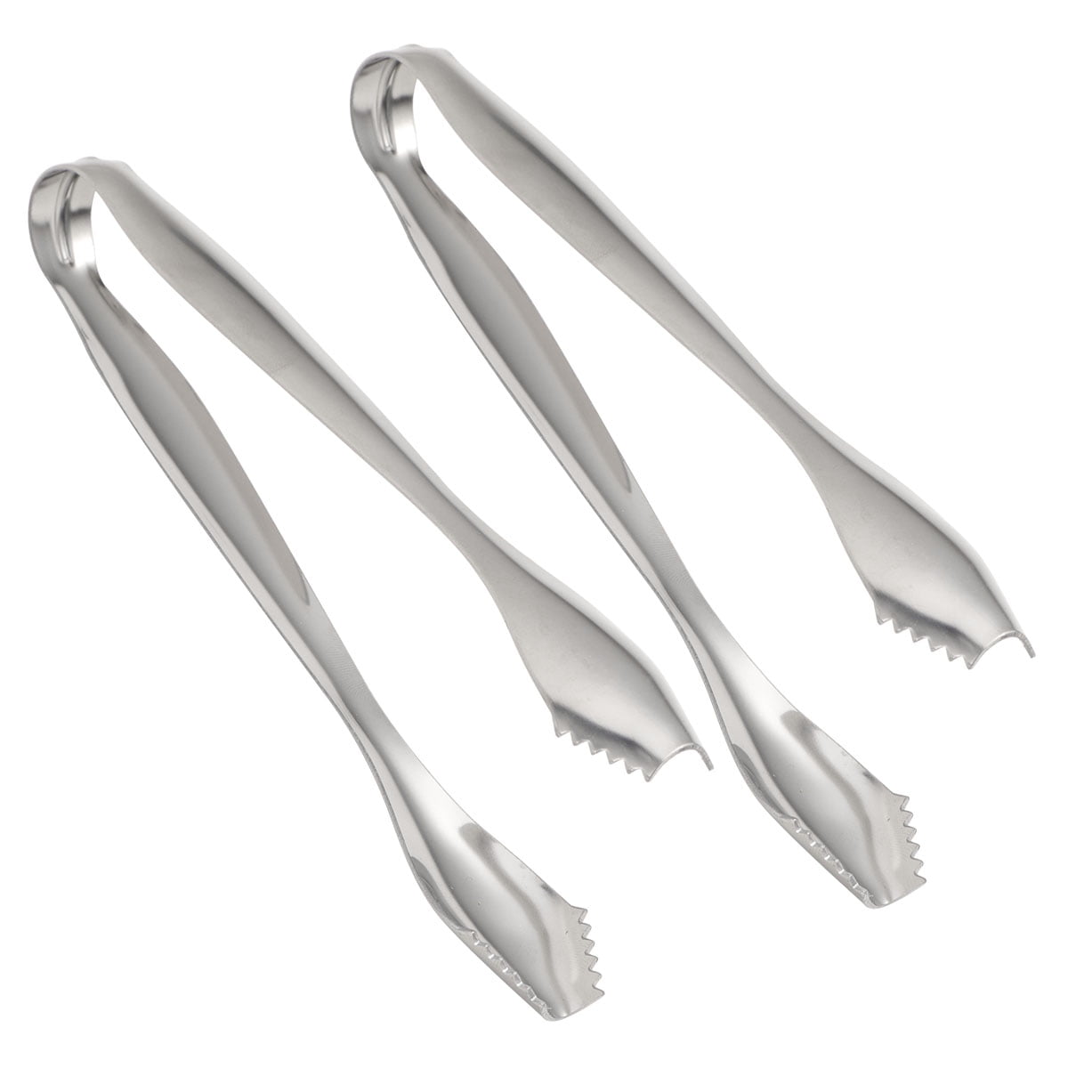 Stainless Steel Ice Cube Tongs, Ice Bucket Ice Cube Mini Serving Tongs for  Cocktails Whiskeys, Ice Bucket, Ice Sugar Cubes, Kitchen/Appetizers Tongs